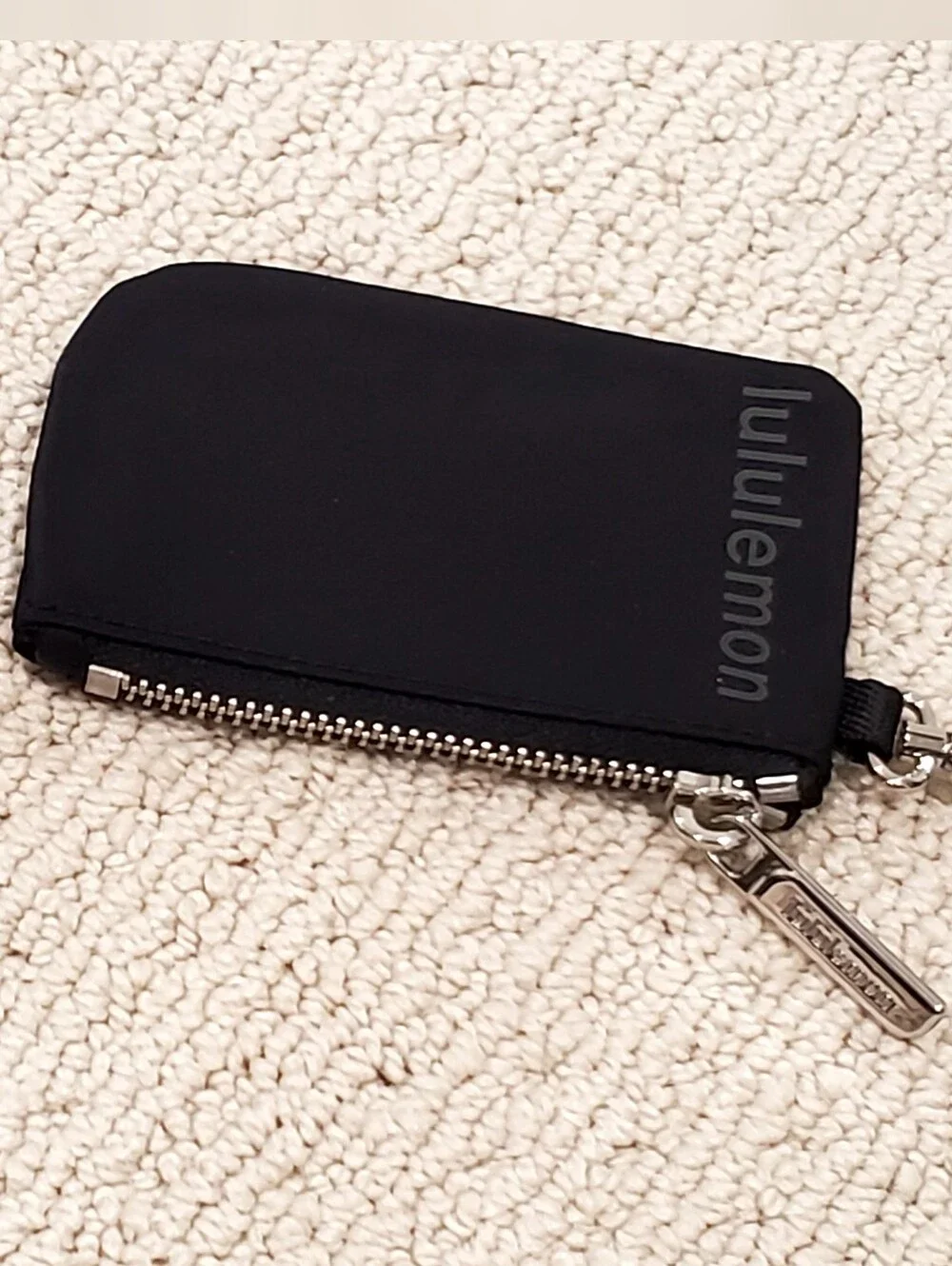 Lululemon Nylon Zip Pouch, Clip, Wrist Strap, Black, Back To School! NWOT